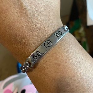 Gucci ghost chain bracelet